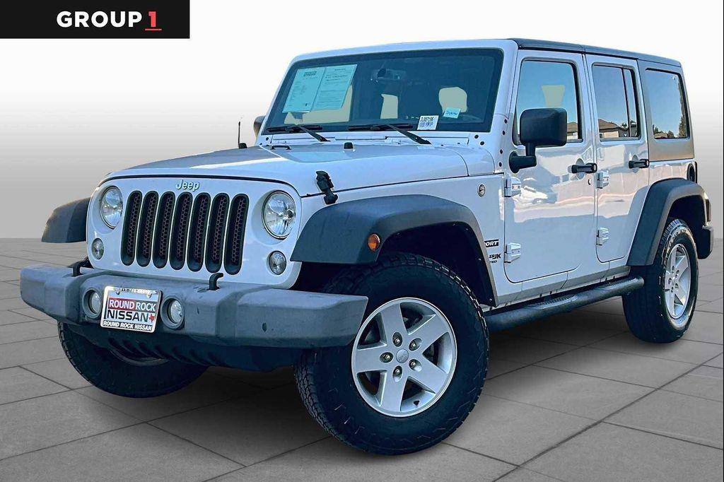 used 2018 Jeep Wrangler JK Unlimited car, priced at $15,987