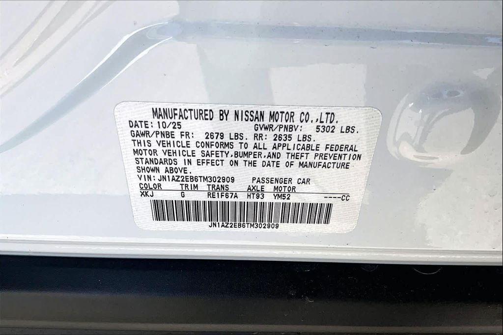 new 2026 Nissan Leaf car, priced at $40,323