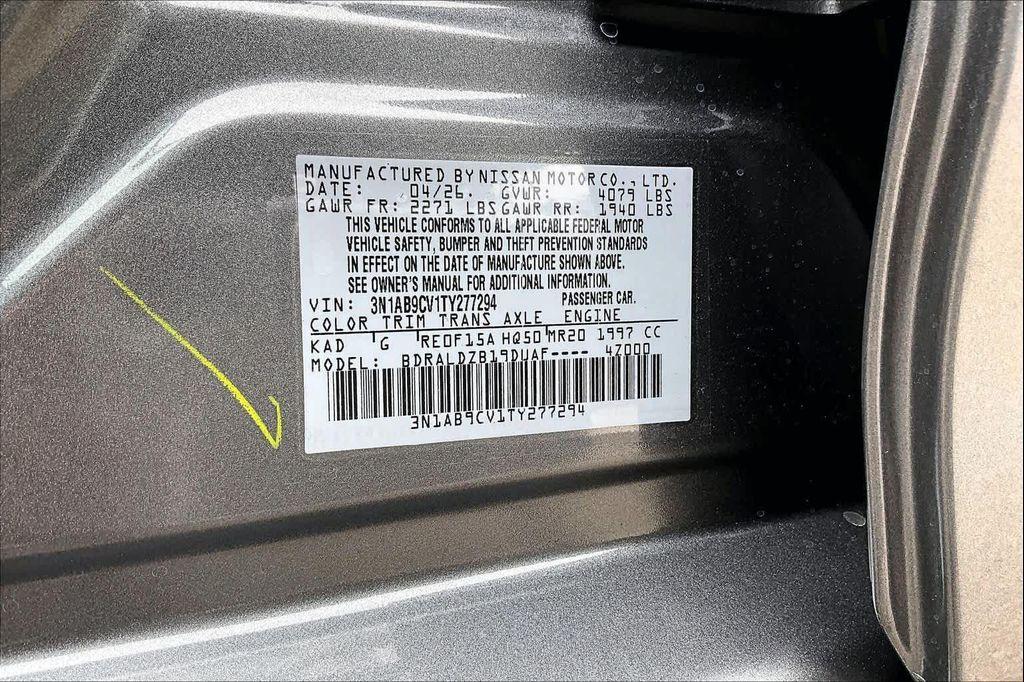 new 2026 Nissan Sentra car, priced at $26,140