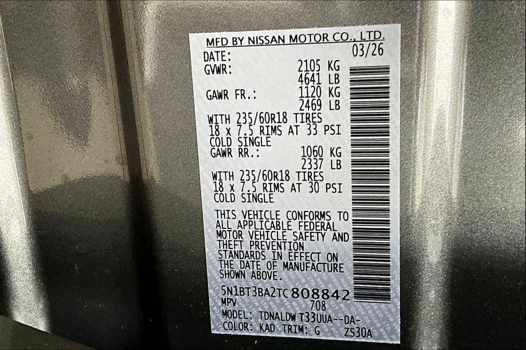 new 2026 Nissan Rogue car, priced at $29,370