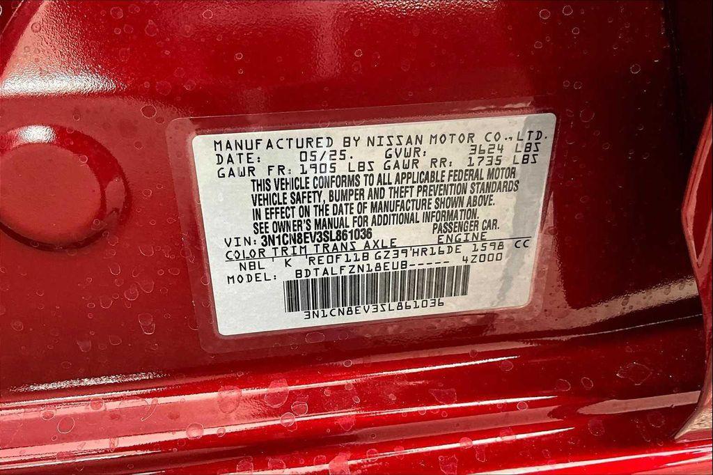 new 2025 Nissan Versa car, priced at $21,940