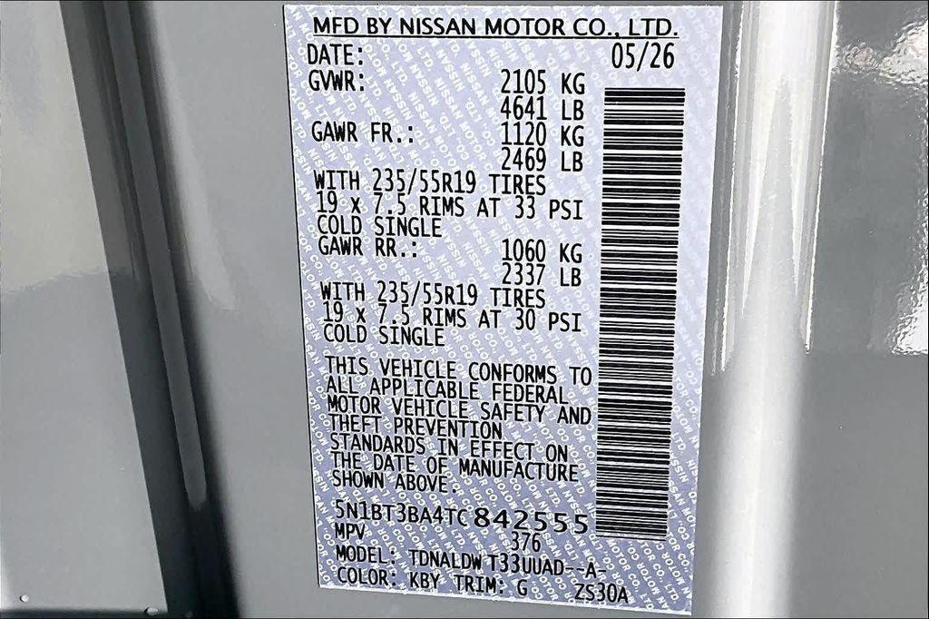new 2026 Nissan Rogue car, priced at $33,875