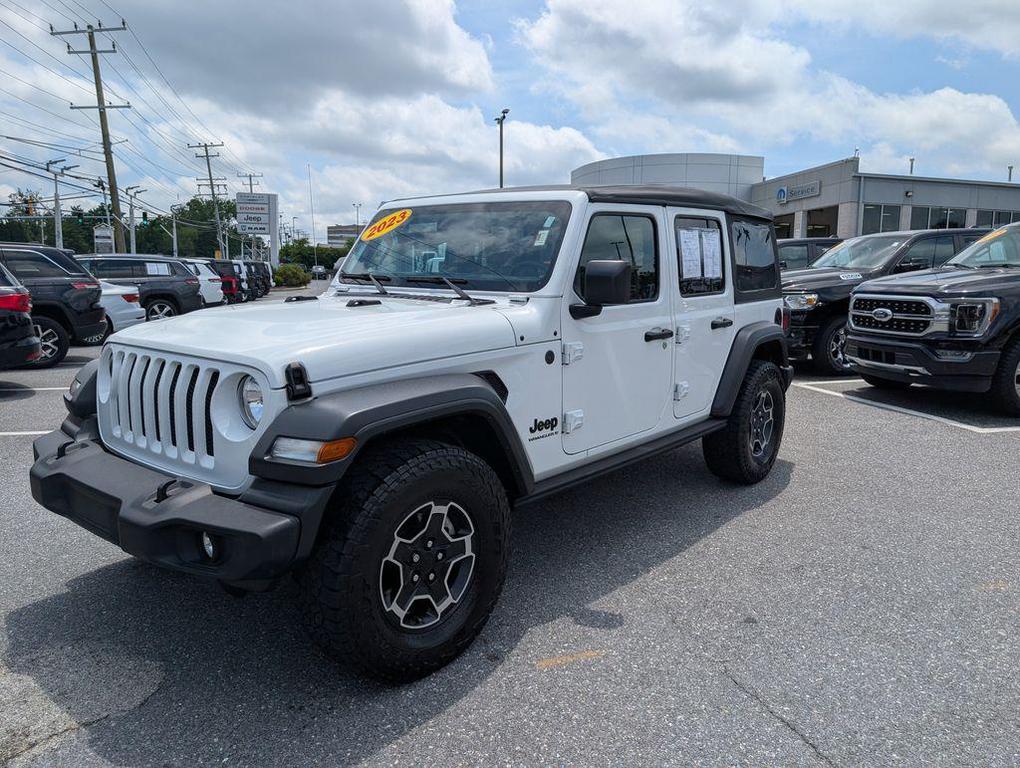 used 2023 Jeep Wrangler car, priced at $31,159