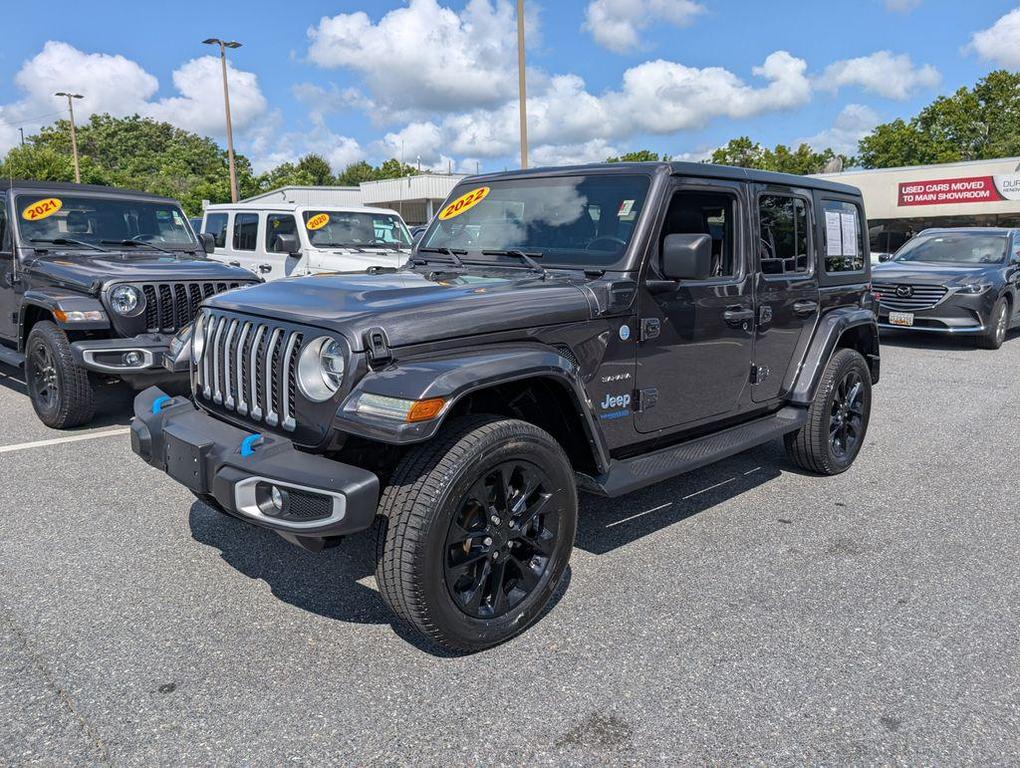 used 2022 Jeep Wrangler Unlimited 4xe car, priced at $28,398