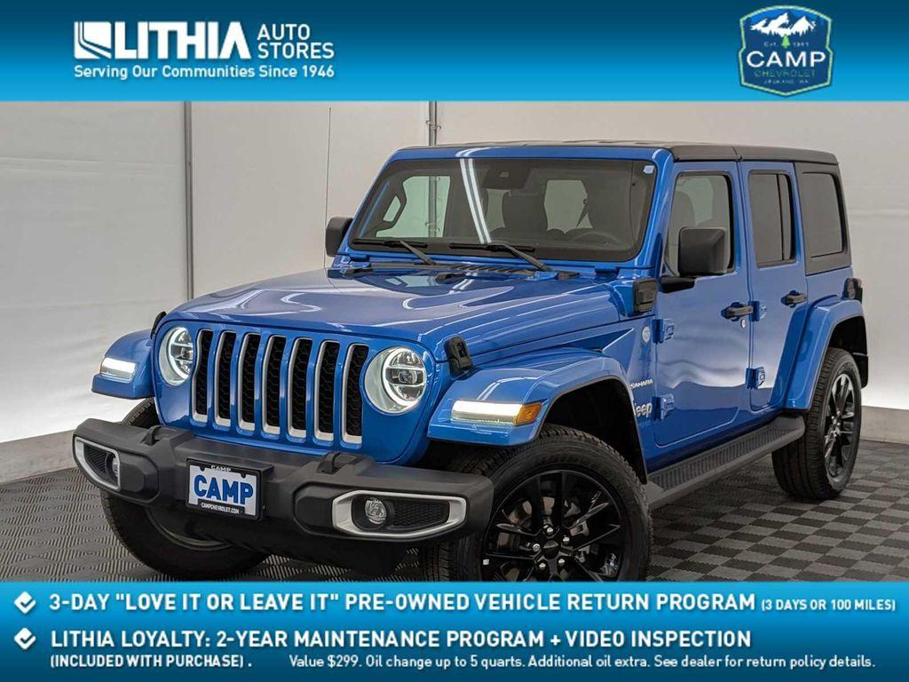 used 2021 Jeep Wrangler Unlimited 4xe car, priced at $26,495