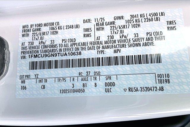 new 2026 Ford Escape car, priced at $29,798