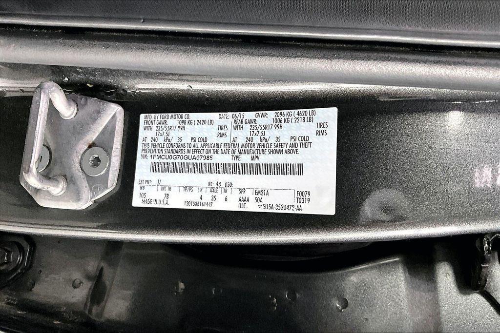used 2016 Ford Escape car, priced at $9,875