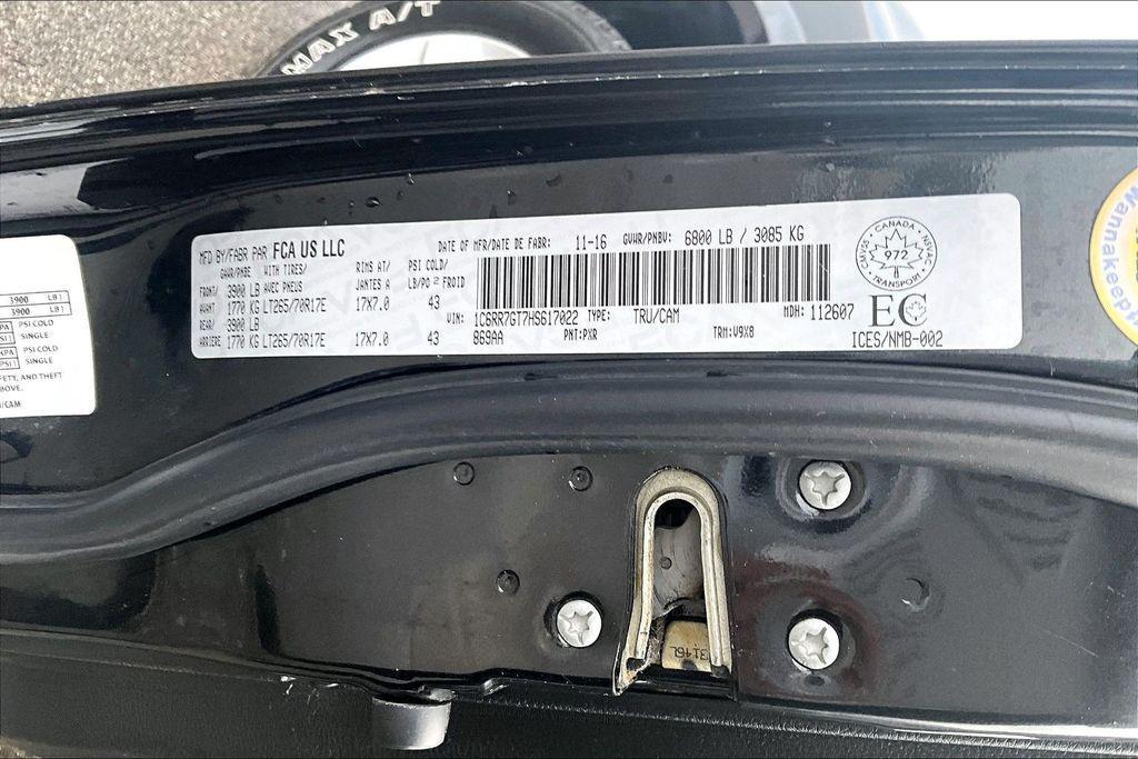 used 2017 Ram 1500 car, priced at $17,275