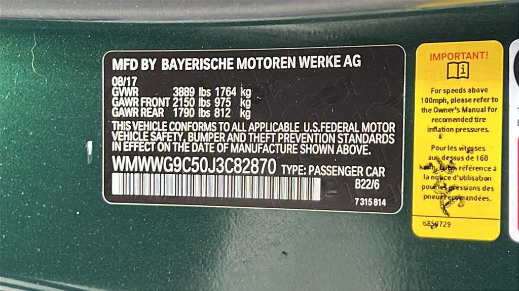 used 2018 MINI Convertible car, priced at $11,475