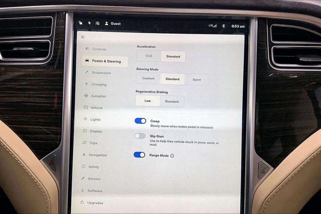 used 2015 Tesla Model S car, priced at $17,975