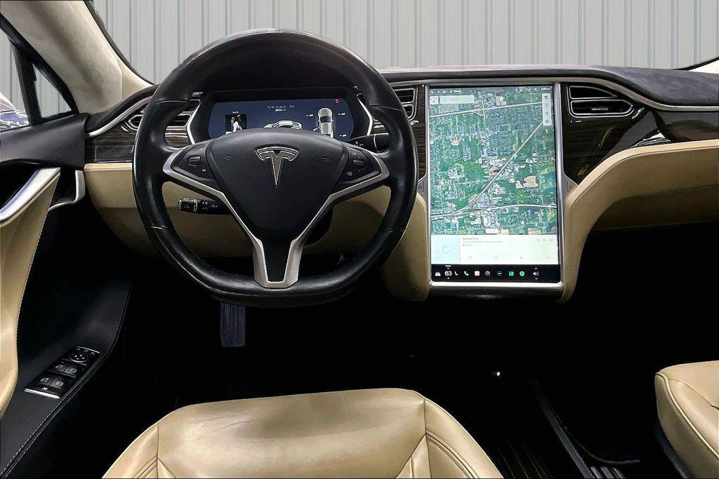 used 2015 Tesla Model S car, priced at $17,975