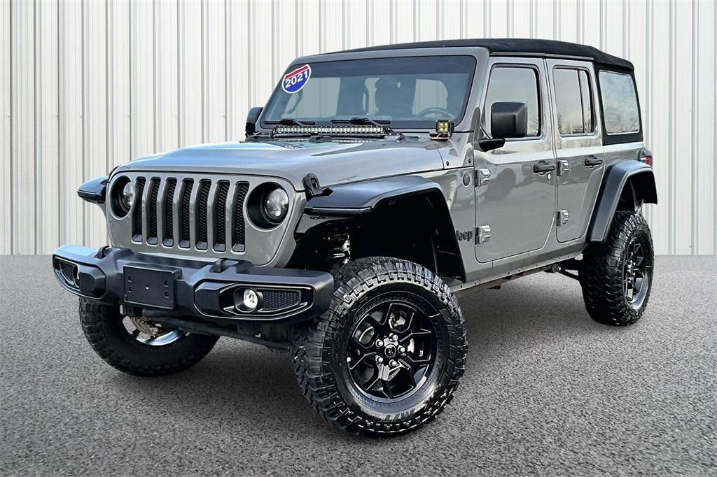 used 2021 Jeep Wrangler Unlimited car, priced at $28,975