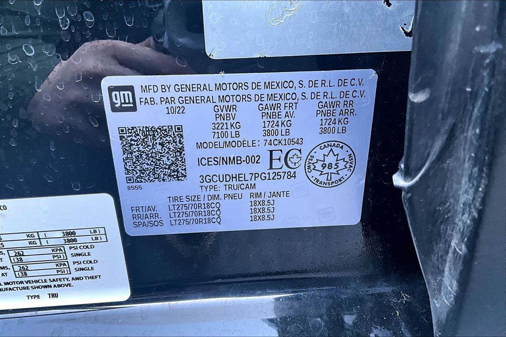 used 2023 Chevrolet Silverado 1500 car, priced at $52,475