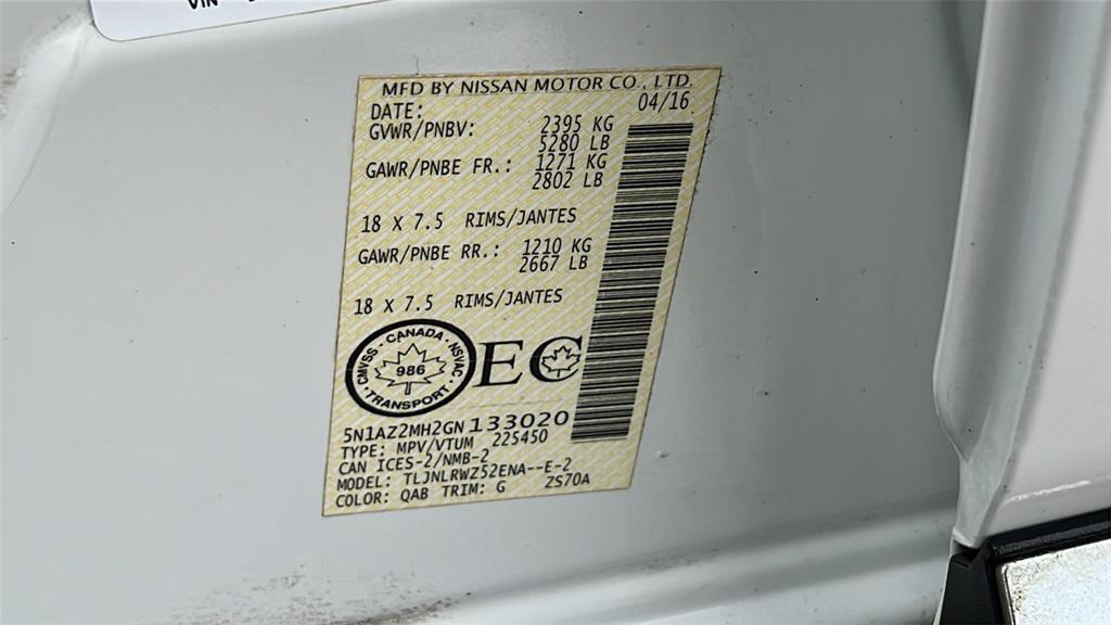 used 2016 Nissan Murano car, priced at $10,475