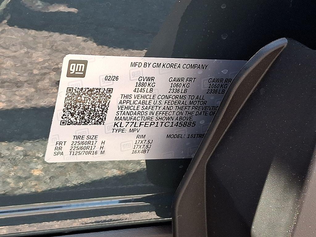 new 2026 Chevrolet Trax car, priced at $22,490