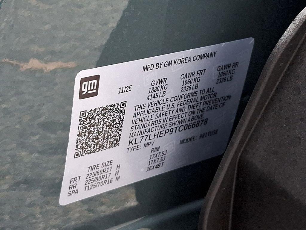 new 2026 Chevrolet Trax car, priced at $25,417