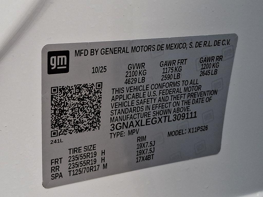 new 2026 Chevrolet Equinox car, priced at $35,665