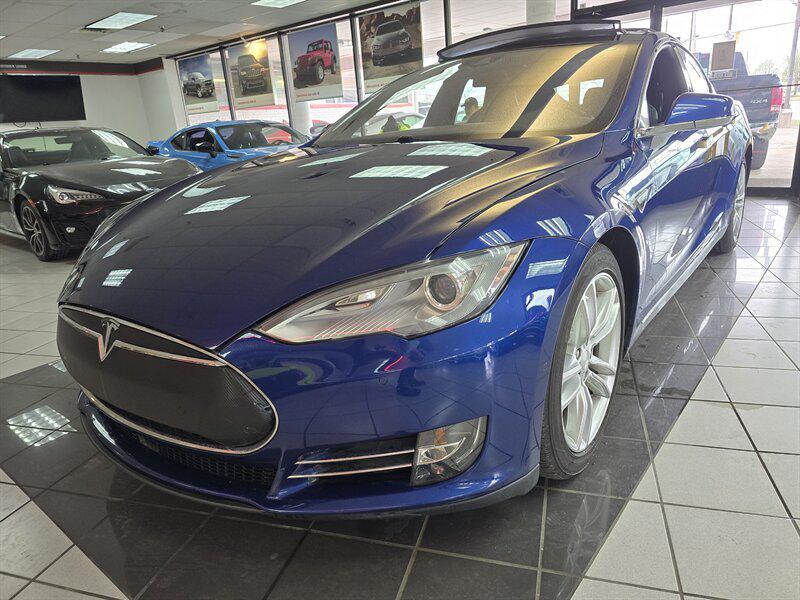 used 2015 Tesla Model S car, priced at $15,999