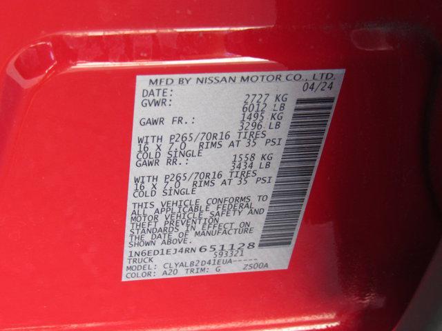 used 2024 Nissan Frontier car, priced at $26,999