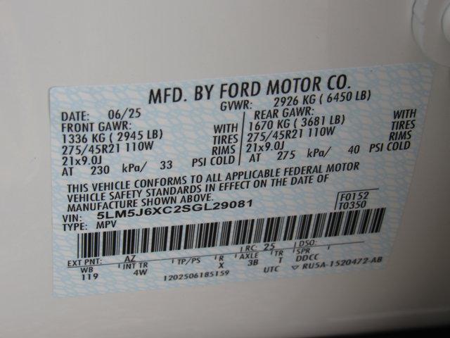 new 2025 Lincoln Aviator car, priced at $68,740