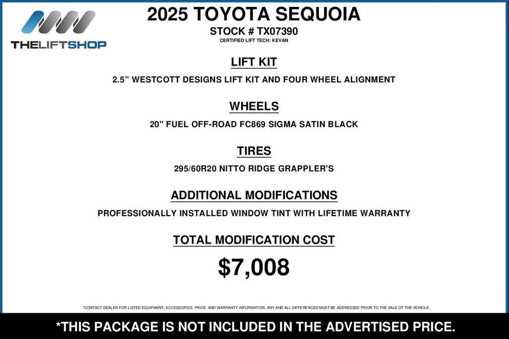 used 2025 Toyota Sequoia car, priced at $69,990