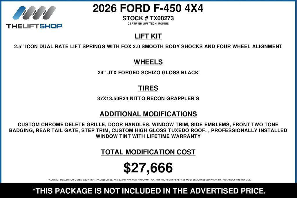 used 2026 Ford F-450 car, priced at $129,990
