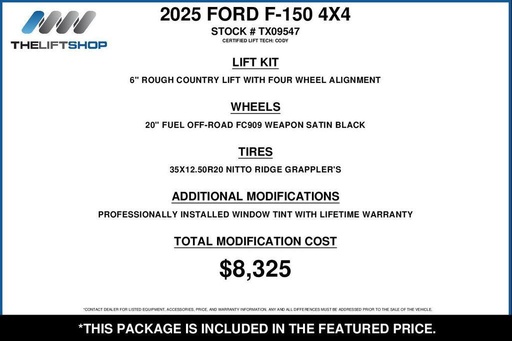 used 2025 Ford F-150 car, priced at $80,540