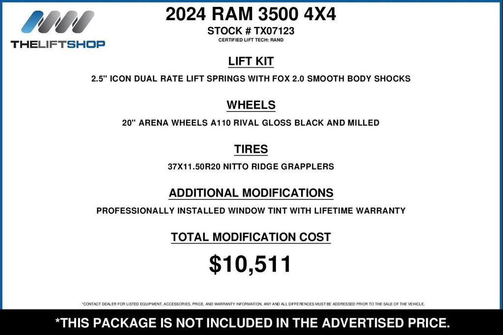 used 2024 Ram 3500 car, priced at $83,250