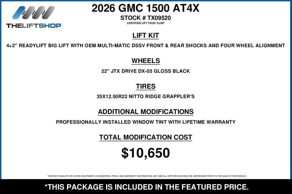 used 2026 GMC Sierra 1500 car, priced at $88,865