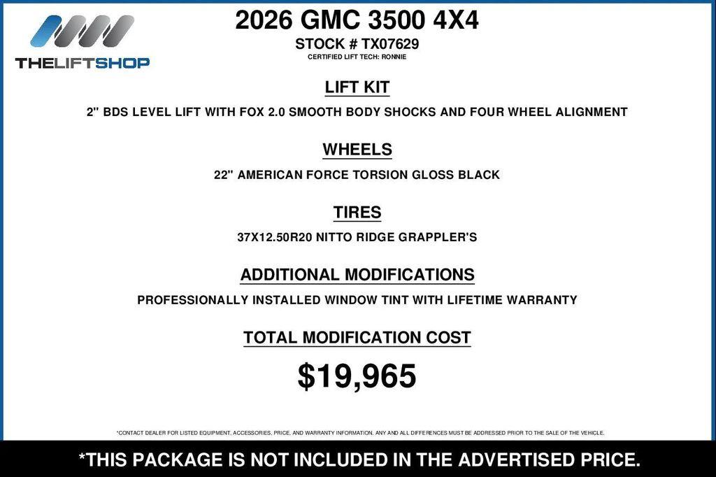 used 2026 GMC Sierra 3500 car, priced at $112,990