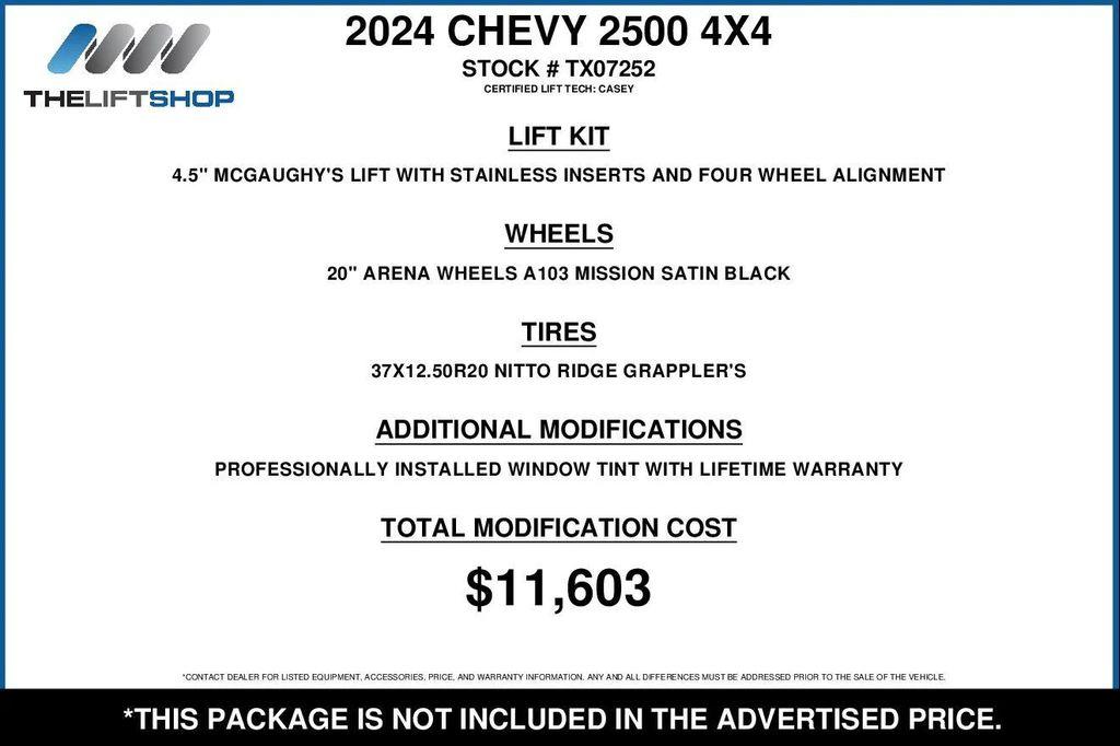 used 2024 Chevrolet Silverado 2500 car, priced at $73,990