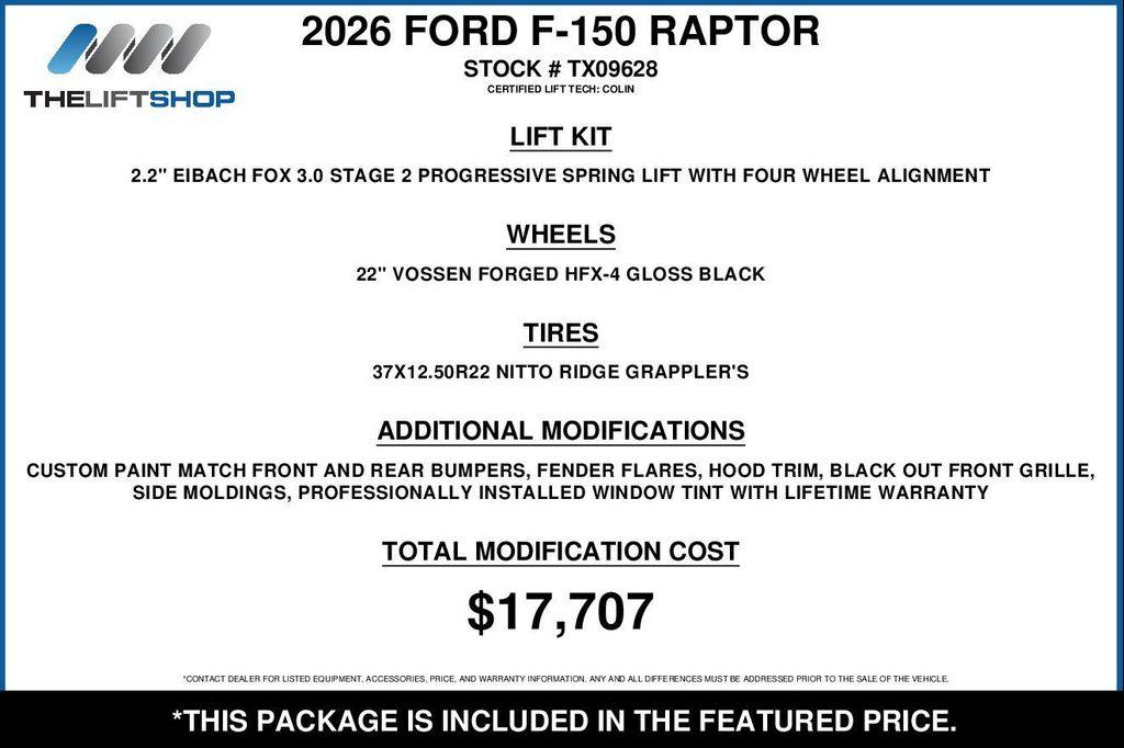 used 2026 Ford F-150 car, priced at $107,922