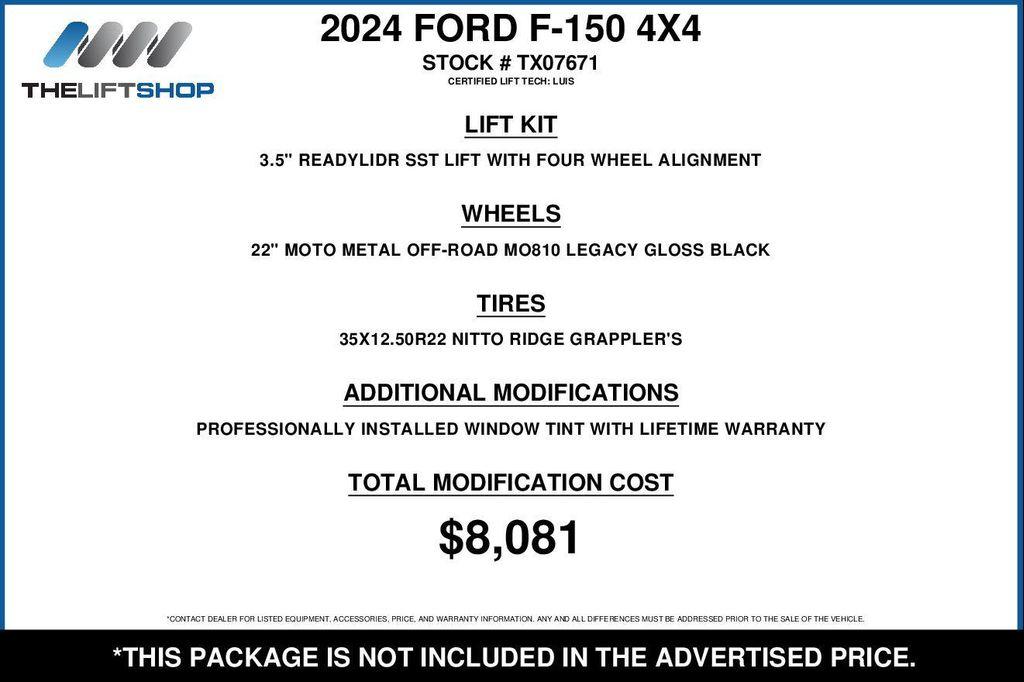 used 2024 Ford F-150 car, priced at $61,790