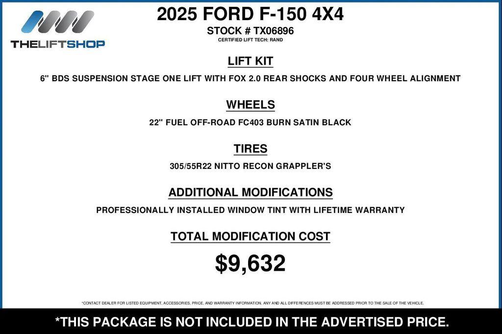 used 2025 Ford F-150 car, priced at $87,350
