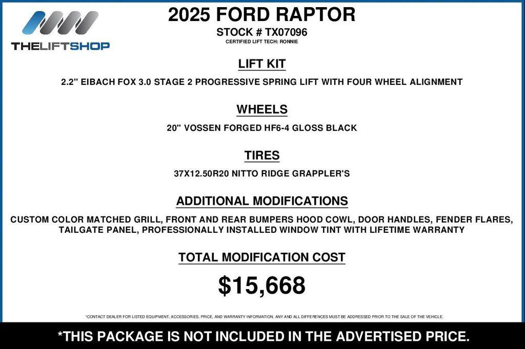 used 2025 Ford F-150 car, priced at $87,990