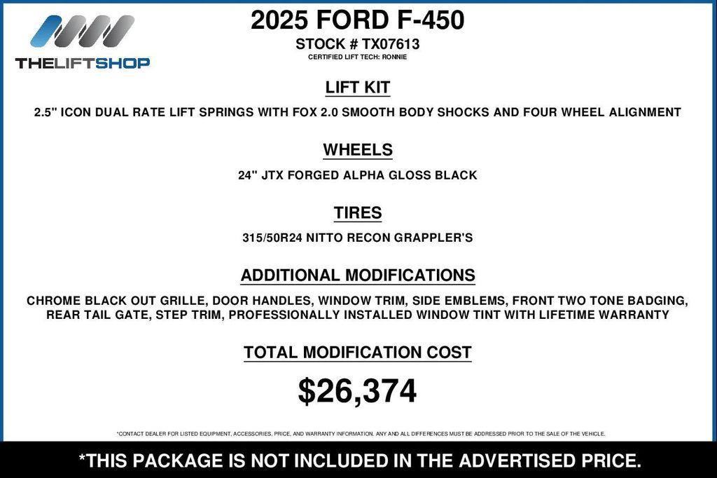used 2025 Ford F-450 car, priced at $122,516