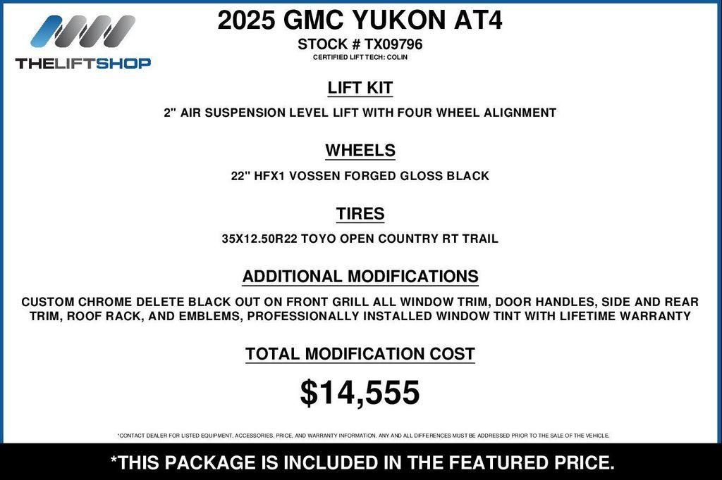 used 2025 GMC Yukon XL car, priced at $109,770
