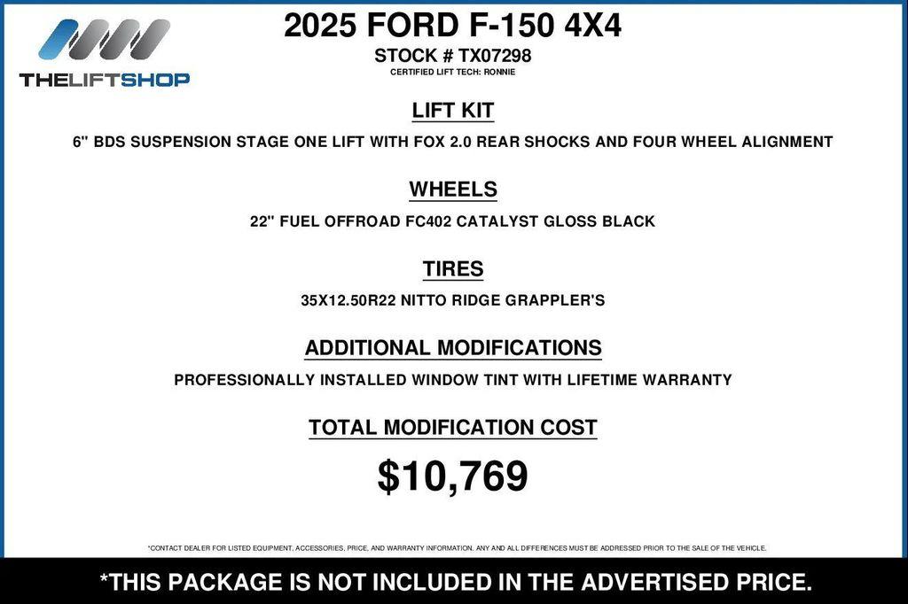 used 2025 Ford F-150 car, priced at $64,990