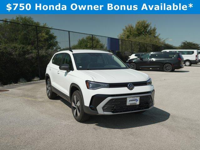 new 2025 Volkswagen Taos car, priced at $26,500