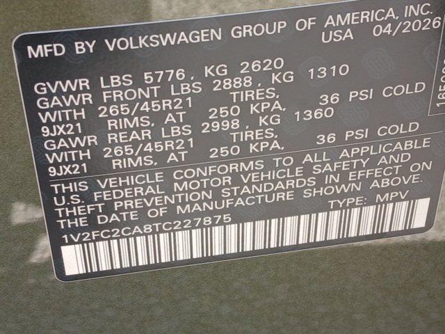 new 2026 Volkswagen Atlas Cross Sport car, priced at $50,760