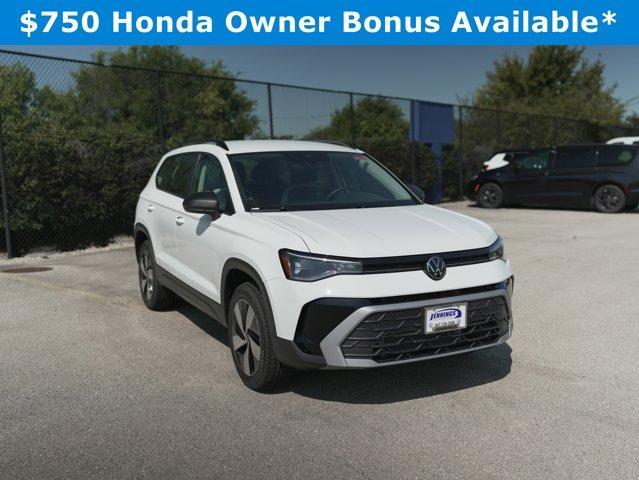 new 2025 Volkswagen Taos car, priced at $26,005