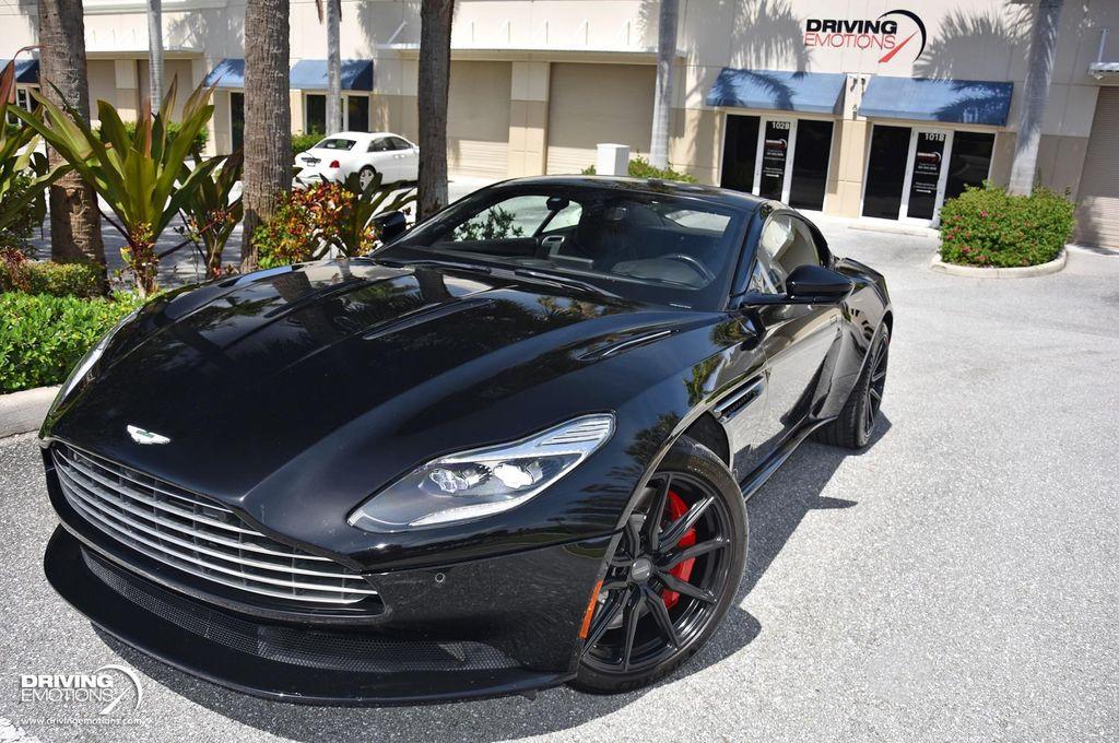 Jet Black 2018 Aston Martin DB11 V12 COUPE! TECHNOLOGY PACK! SATIN CHOPPED CARBON! VOSSEN WHEELS! $244K MSRP