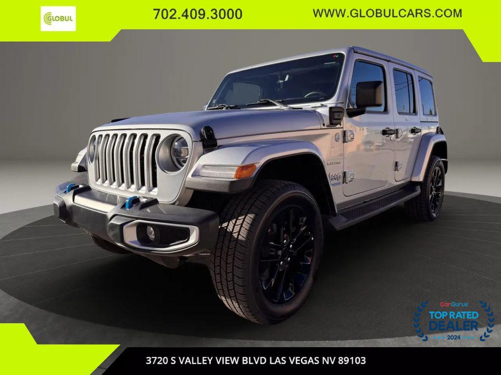 used 2022 Jeep Wrangler Unlimited 4xe car, priced at $29,799