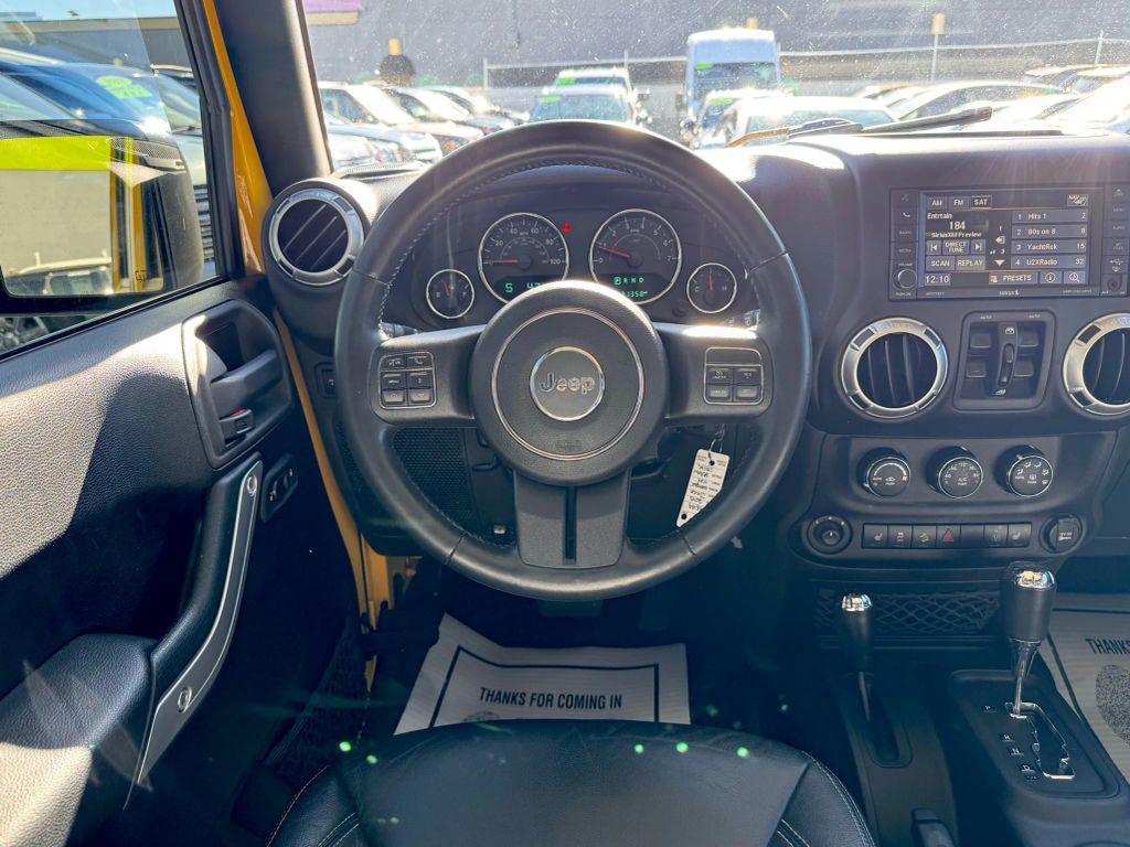 used 2015 Jeep Wrangler Unlimited car, priced at $17,999