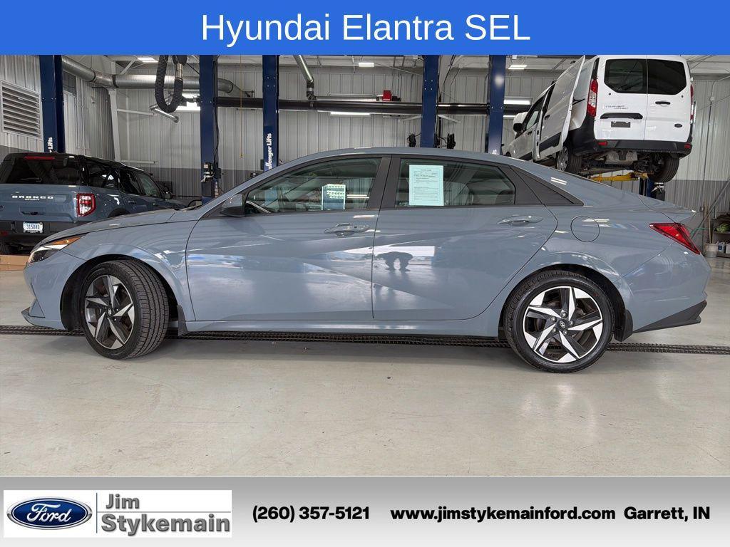 used 2023 Hyundai Elantra car, priced at $18,000