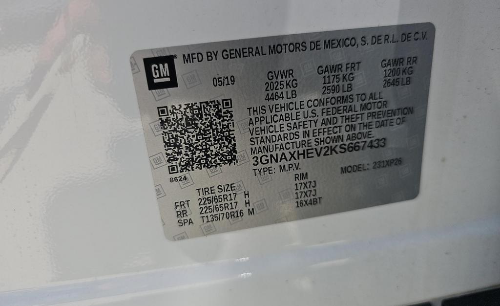 used 2019 Chevrolet Equinox car, priced at $15,985