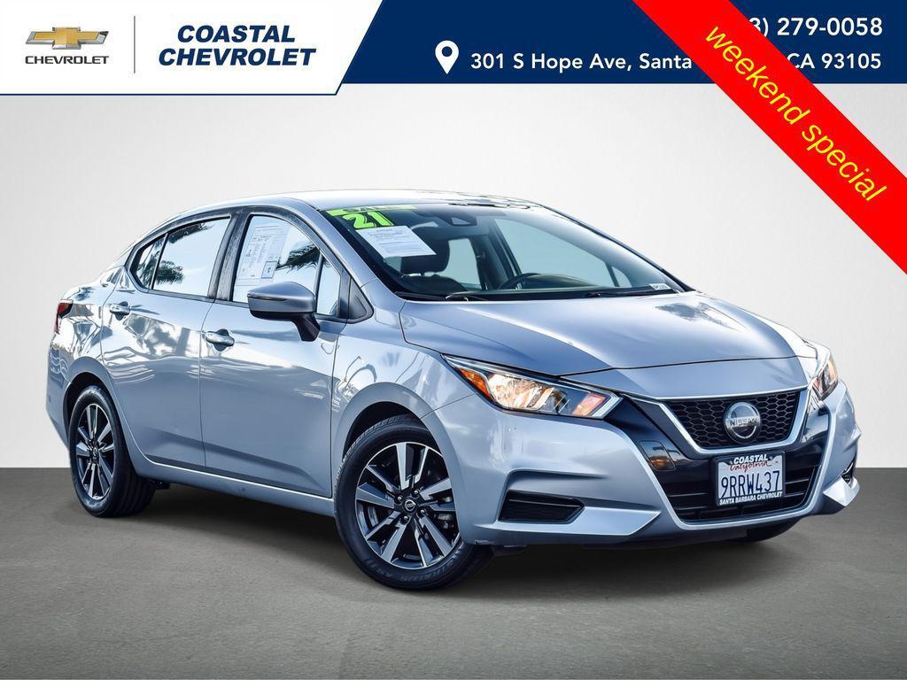used 2021 Nissan Versa car, priced at $12,890