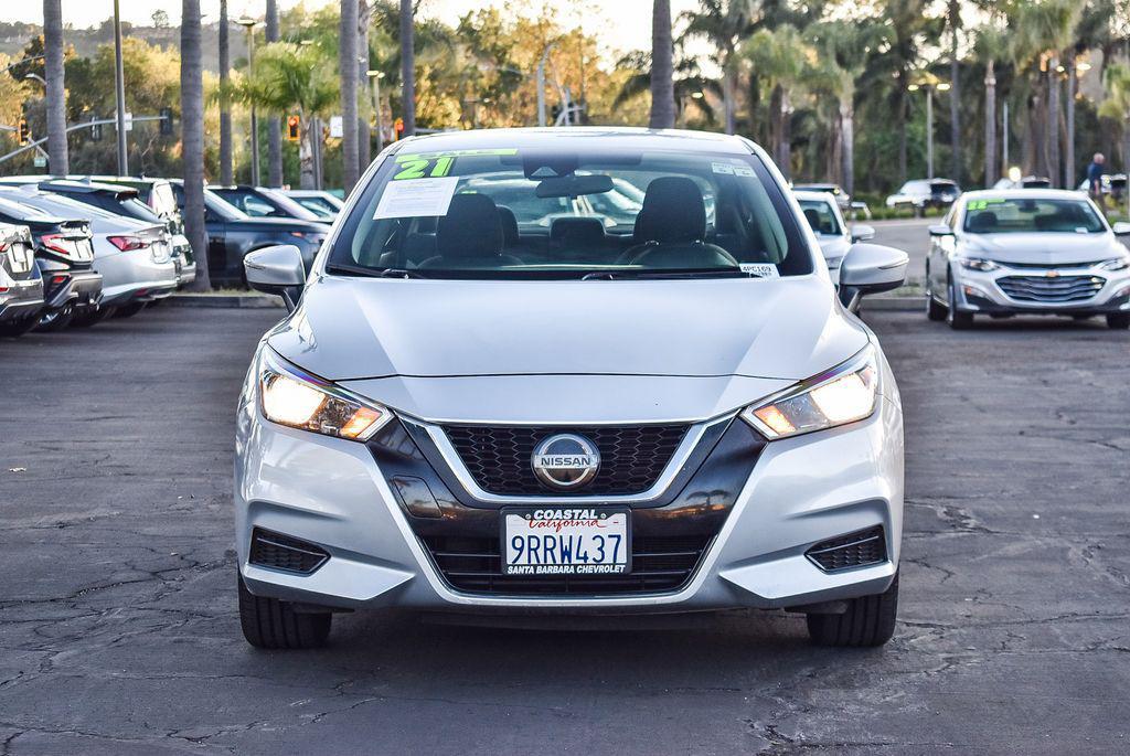 used 2021 Nissan Versa car, priced at $12,890