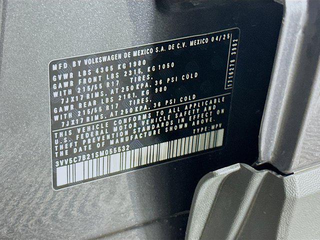 used 2025 Volkswagen Taos car, priced at $20,496