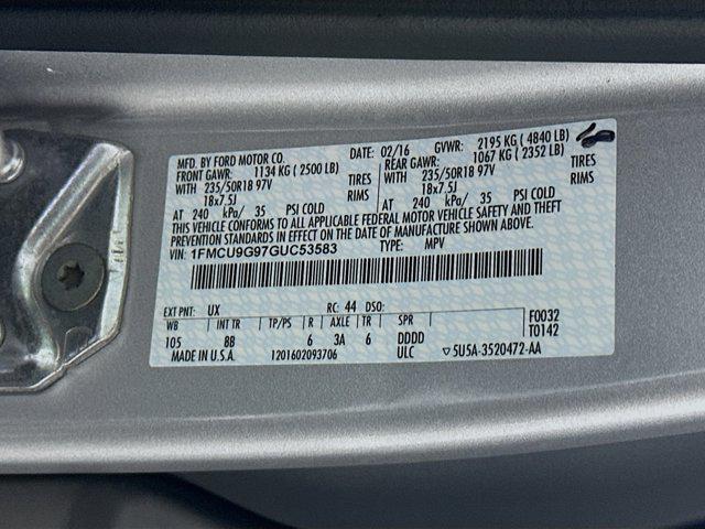 used 2016 Ford Escape car, priced at $8,996